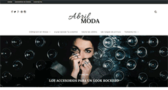 Desktop Screenshot of abrilmoda.com